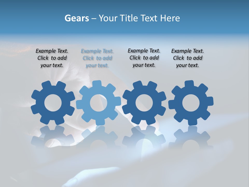 Background Showing  PowerPoint Template