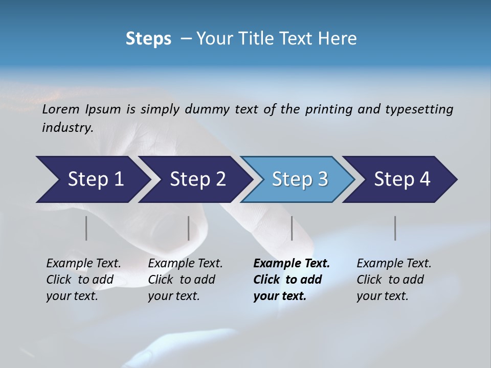 Background Showing  PowerPoint Template