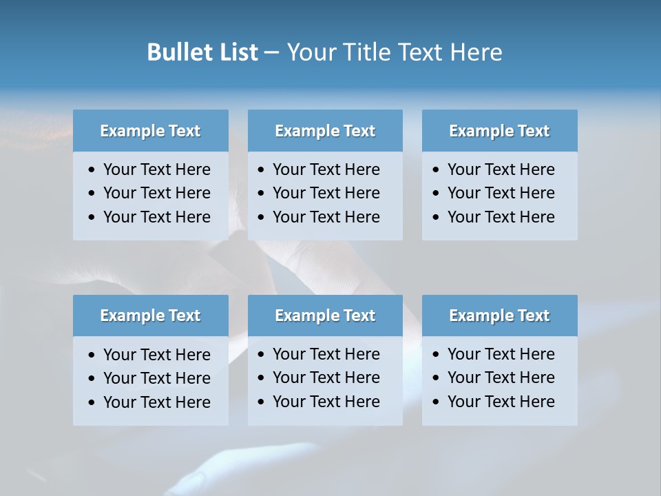 Background Showing  PowerPoint Template