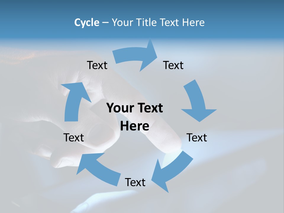 Background Showing  PowerPoint Template