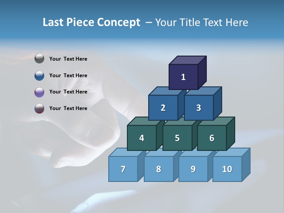 Background Showing  PowerPoint Template