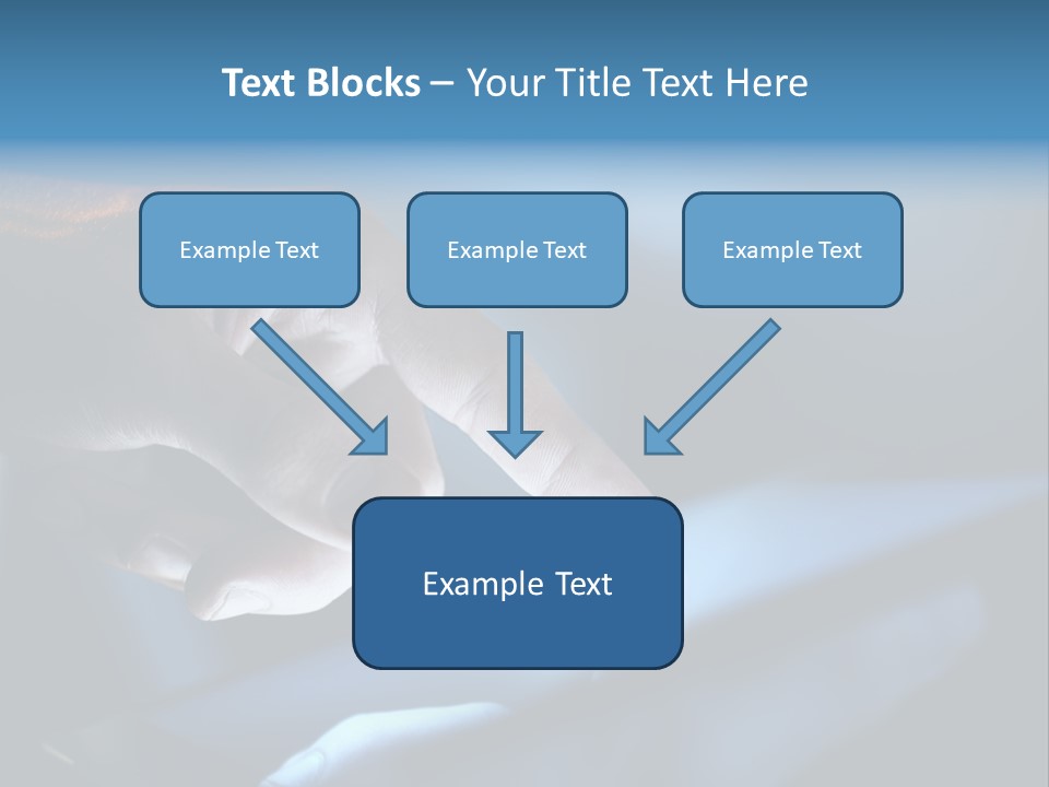 Background Showing  PowerPoint Template