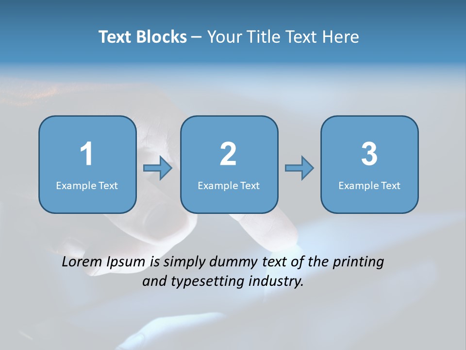 Background Showing  PowerPoint Template