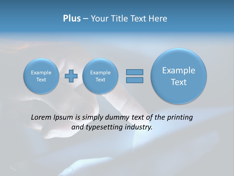 Background Showing  PowerPoint Template