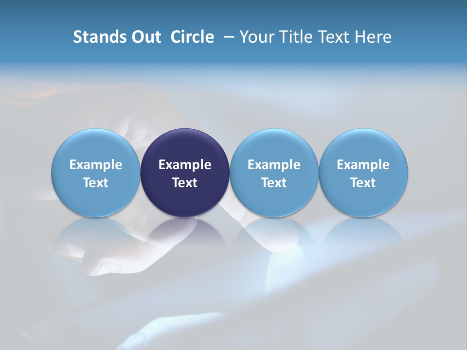 Background Showing  PowerPoint Template