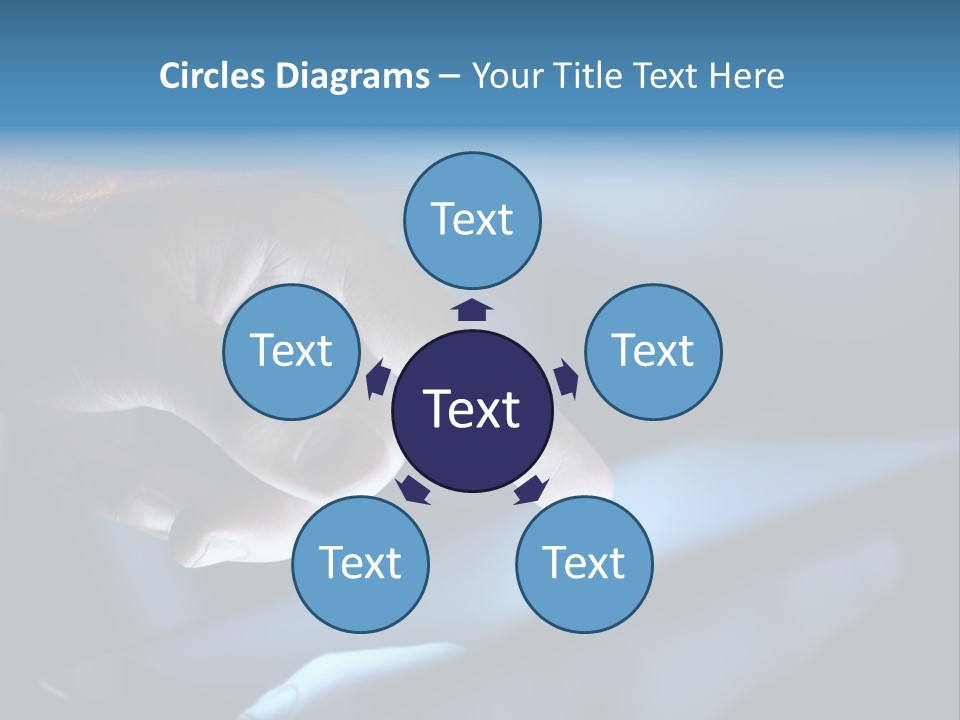 Background Showing  PowerPoint Template