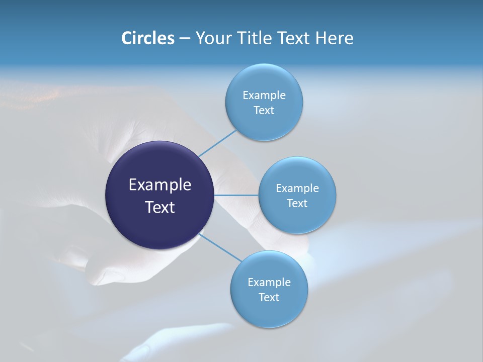Background Showing  PowerPoint Template