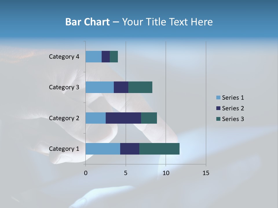 Background Showing  PowerPoint Template