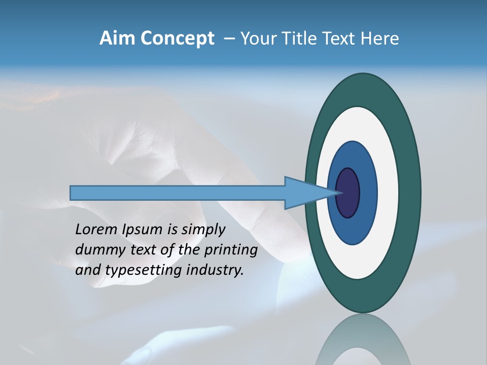 Background Showing  PowerPoint Template