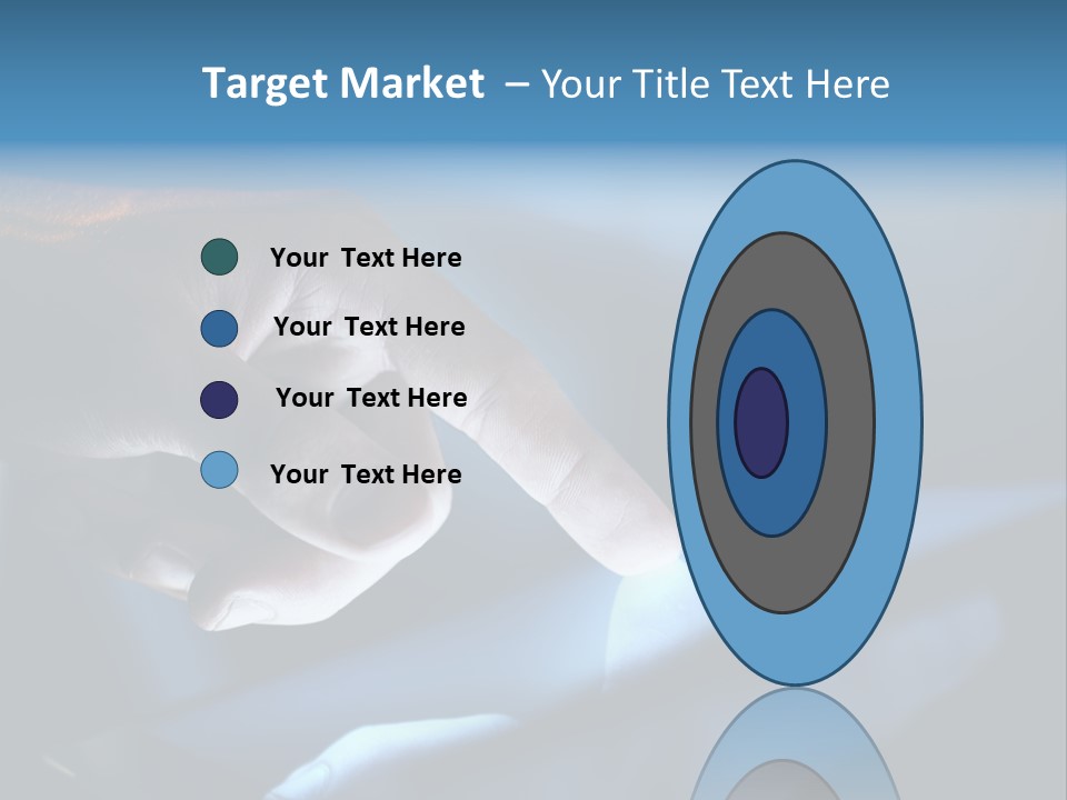 Background Showing  PowerPoint Template