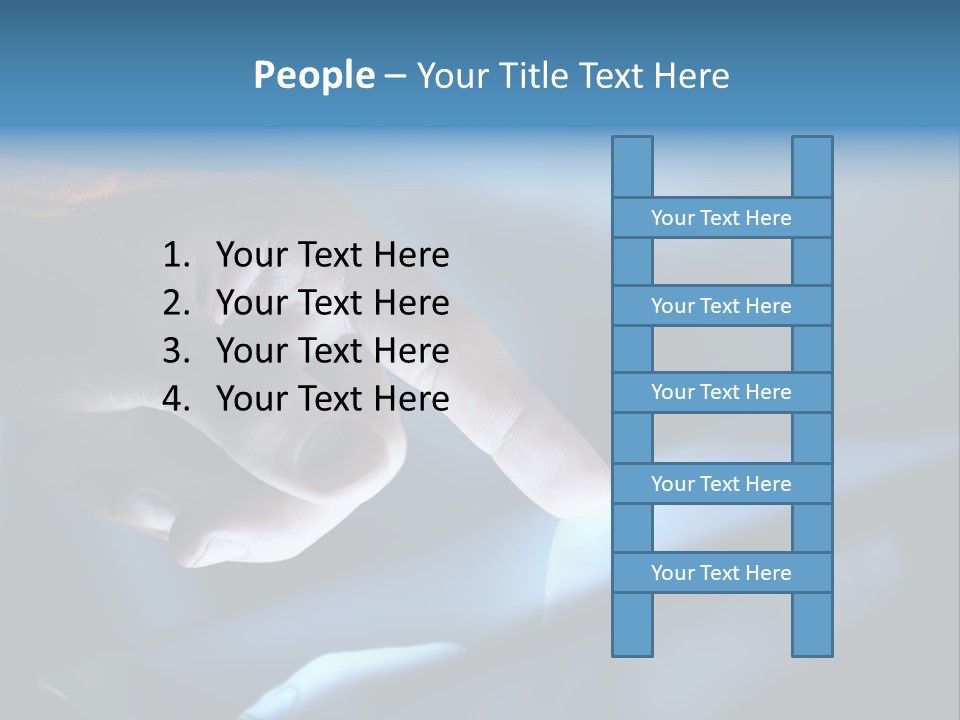 Background Showing  PowerPoint Template