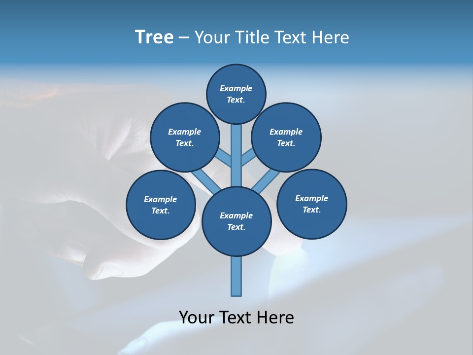 Background Showing  PowerPoint Template