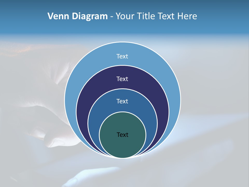 Background Showing  PowerPoint Template