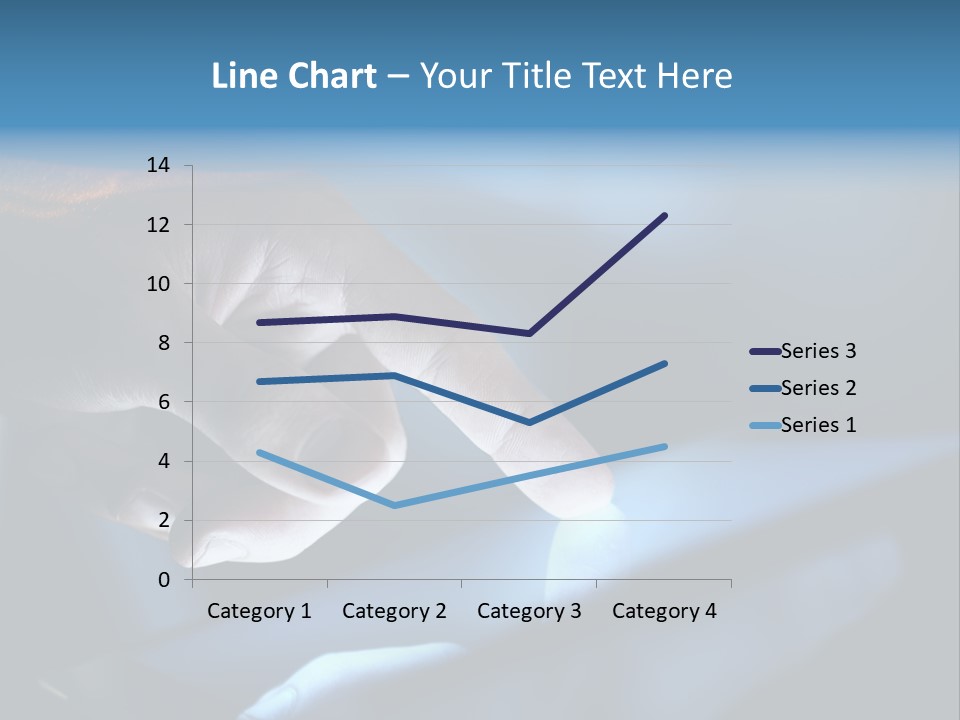 Background Showing  PowerPoint Template