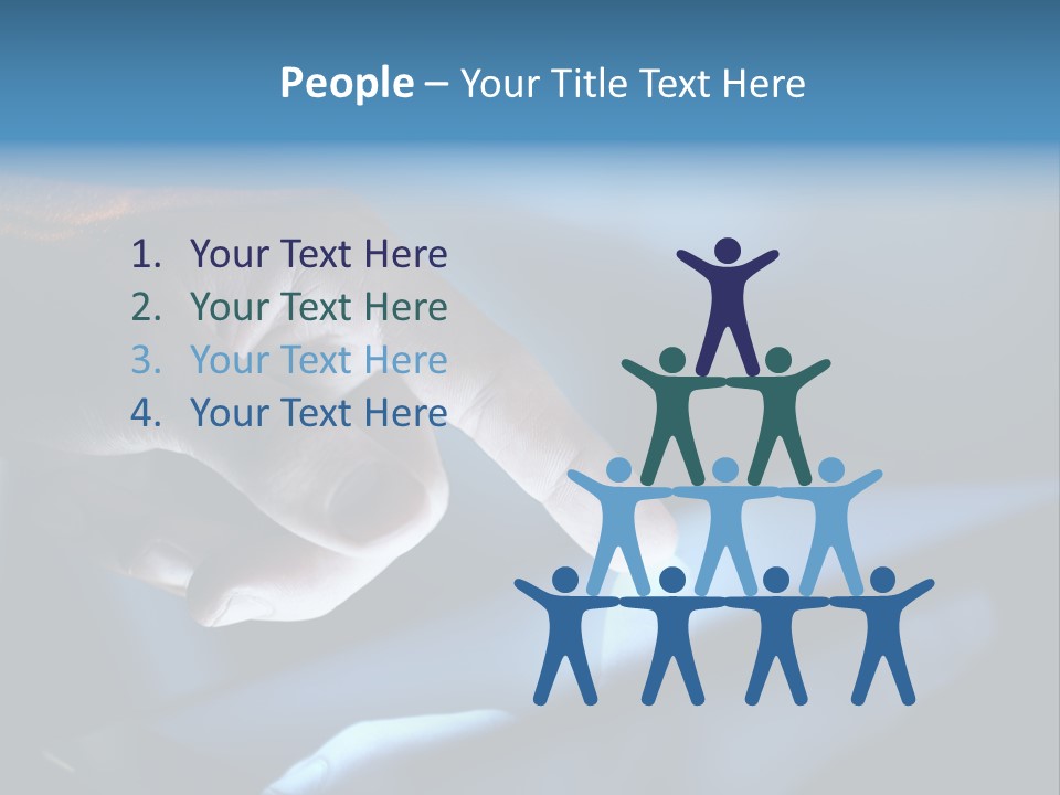 Background Showing  PowerPoint Template