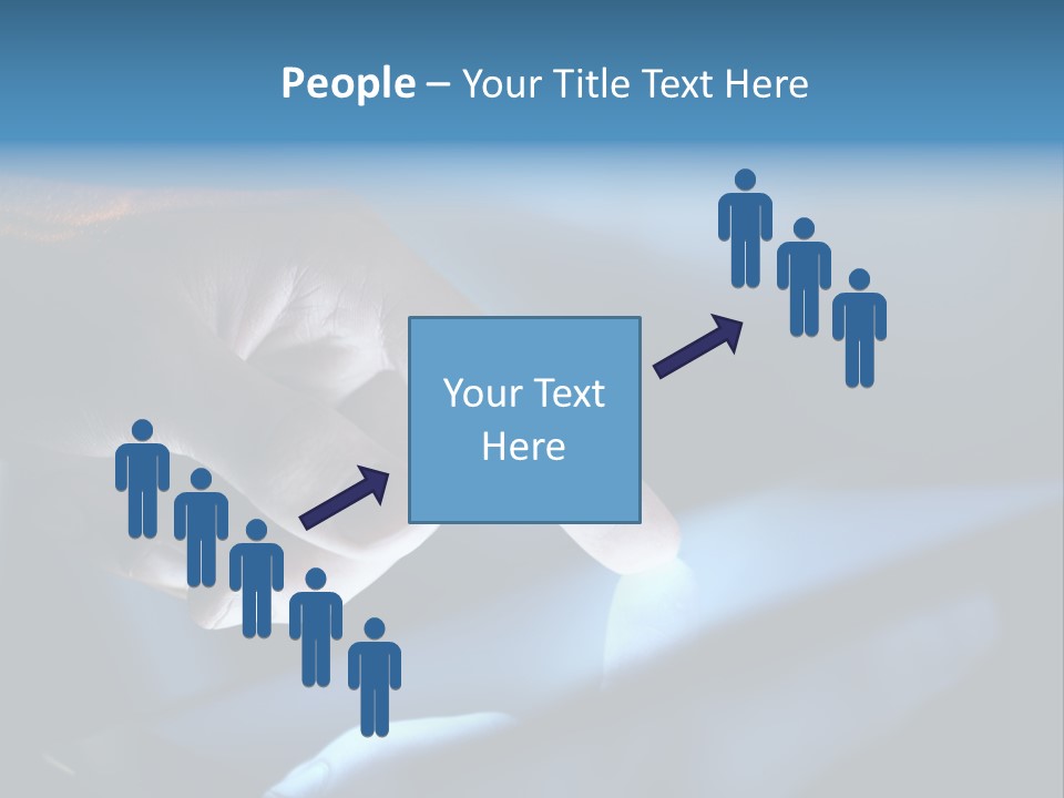 Background Showing  PowerPoint Template