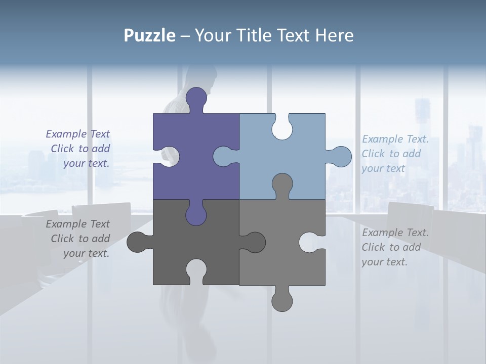 Closeup Parquet Computer PowerPoint Template