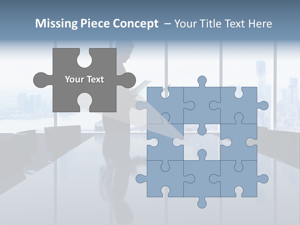 Closeup Parquet Computer PowerPoint Template