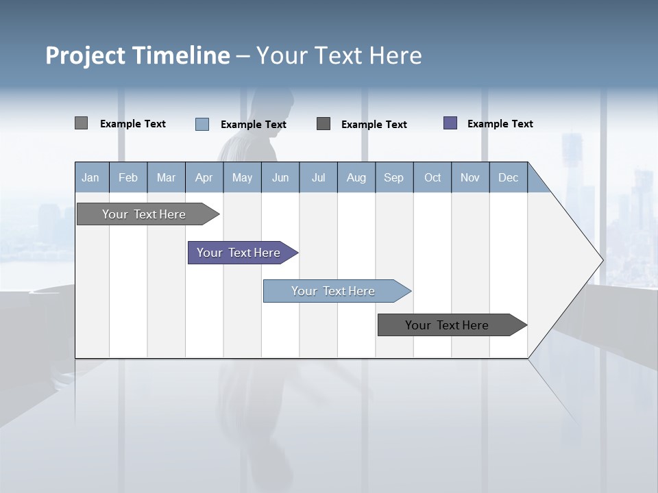 Closeup Parquet Computer PowerPoint Template