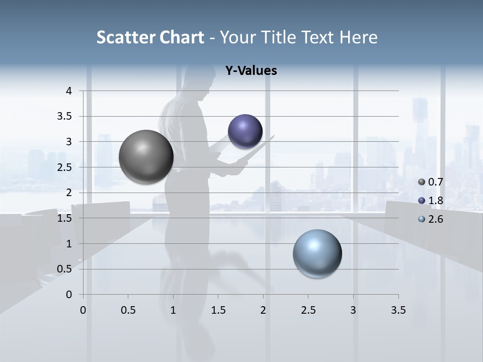 Closeup Parquet Computer PowerPoint Template