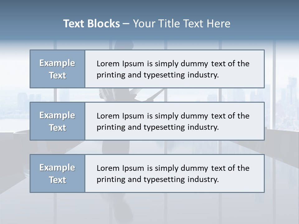 Closeup Parquet Computer PowerPoint Template