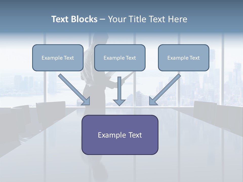 Closeup Parquet Computer PowerPoint Template