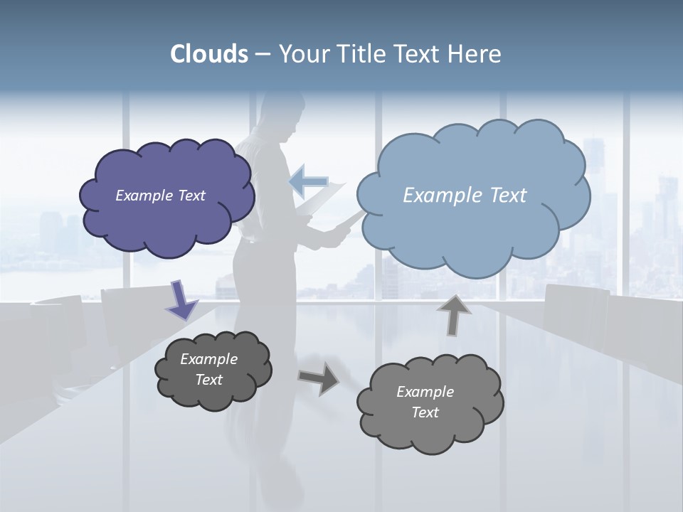 Closeup Parquet Computer PowerPoint Template