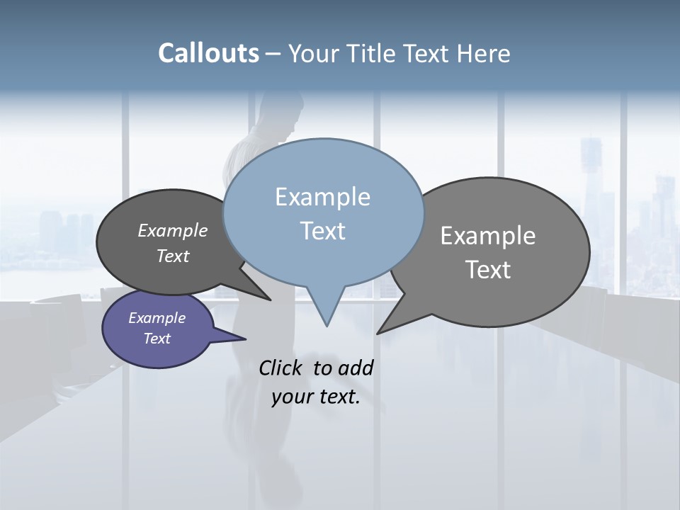 Closeup Parquet Computer PowerPoint Template