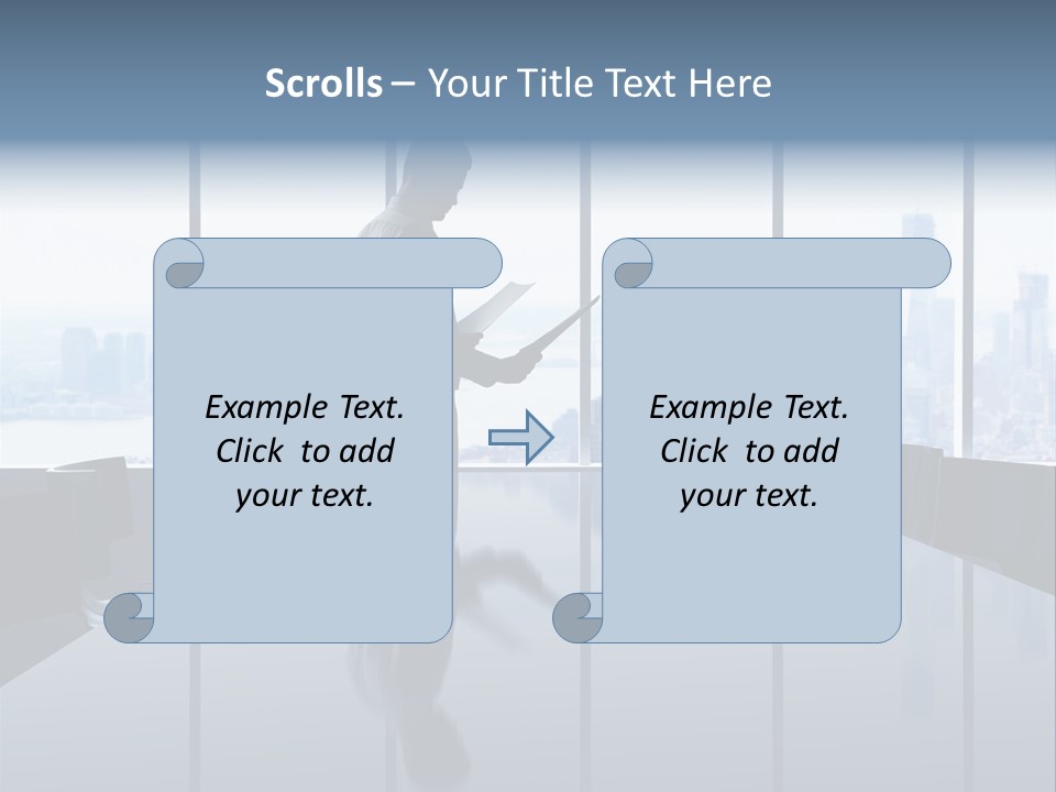 Closeup Parquet Computer PowerPoint Template