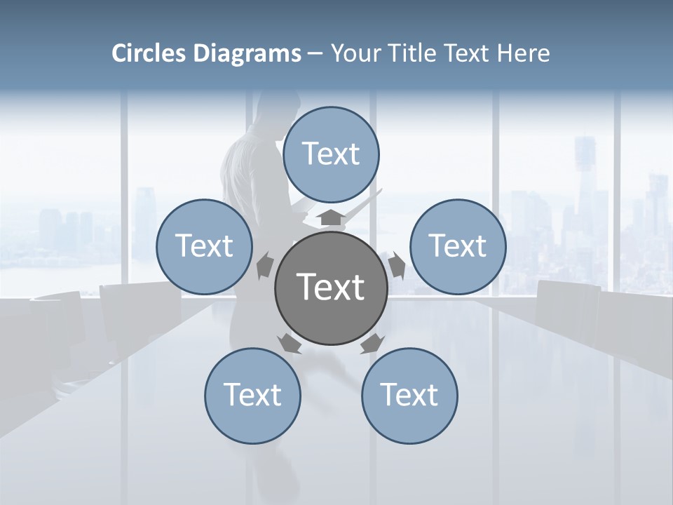 Closeup Parquet Computer PowerPoint Template