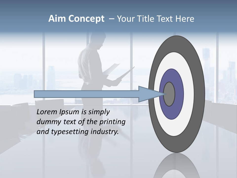 Closeup Parquet Computer PowerPoint Template