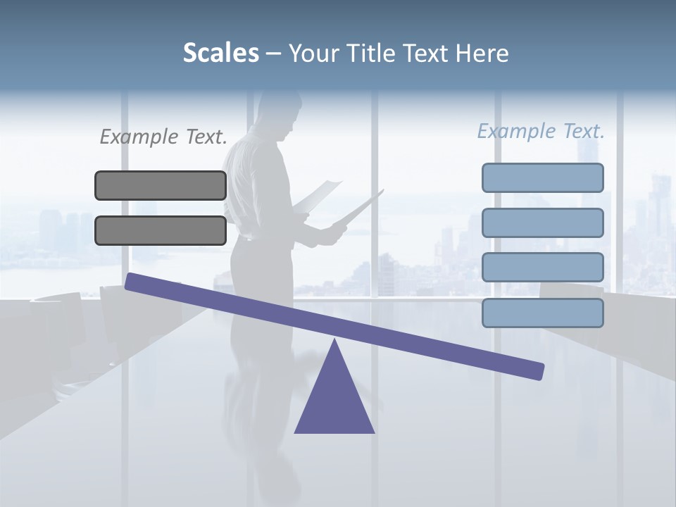 Closeup Parquet Computer PowerPoint Template