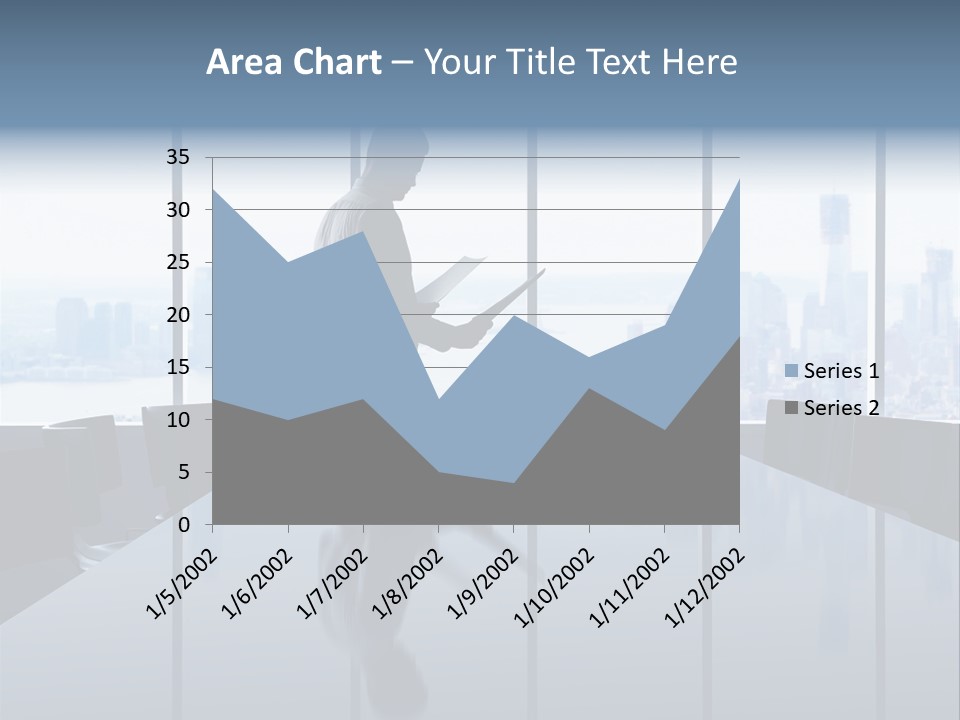 Closeup Parquet Computer PowerPoint Template