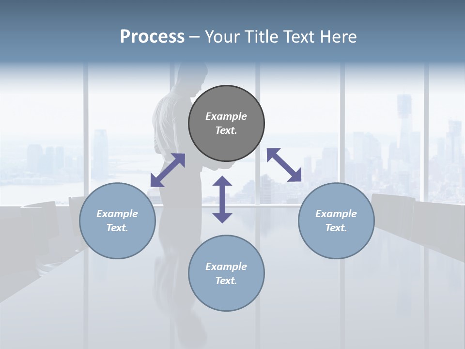 Closeup Parquet Computer PowerPoint Template