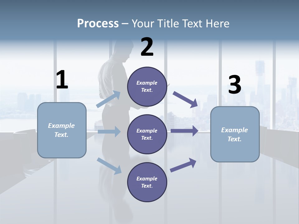 Closeup Parquet Computer PowerPoint Template