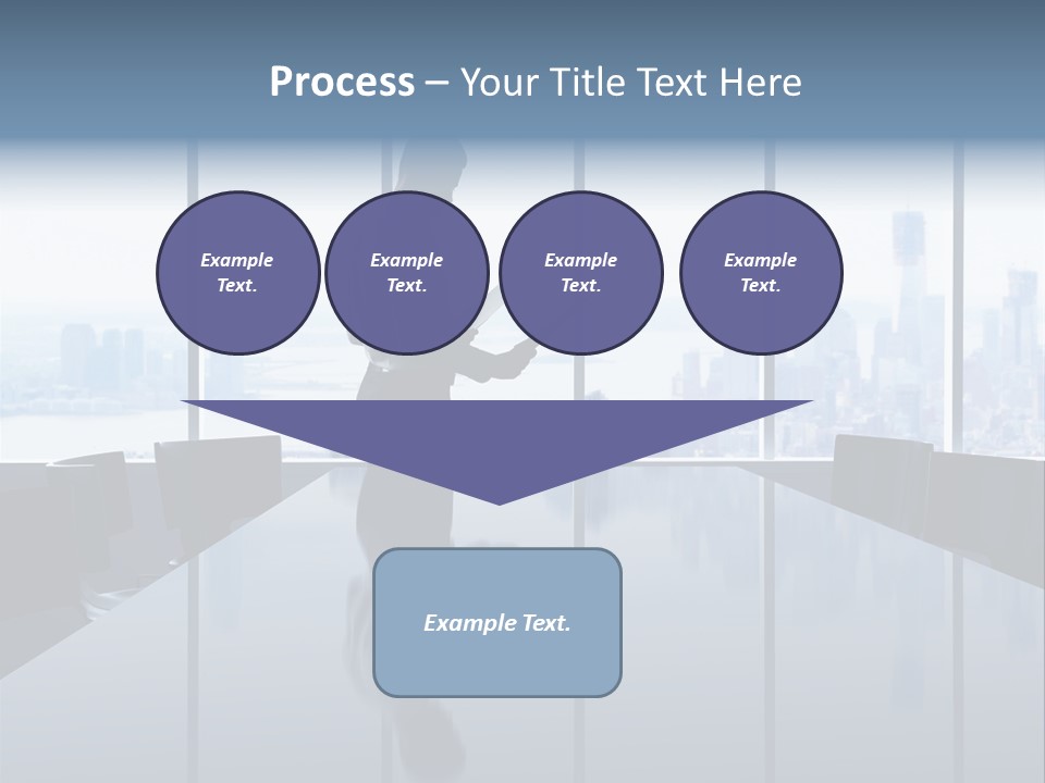 Closeup Parquet Computer PowerPoint Template