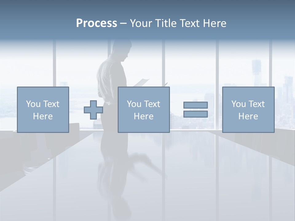 Closeup Parquet Computer PowerPoint Template