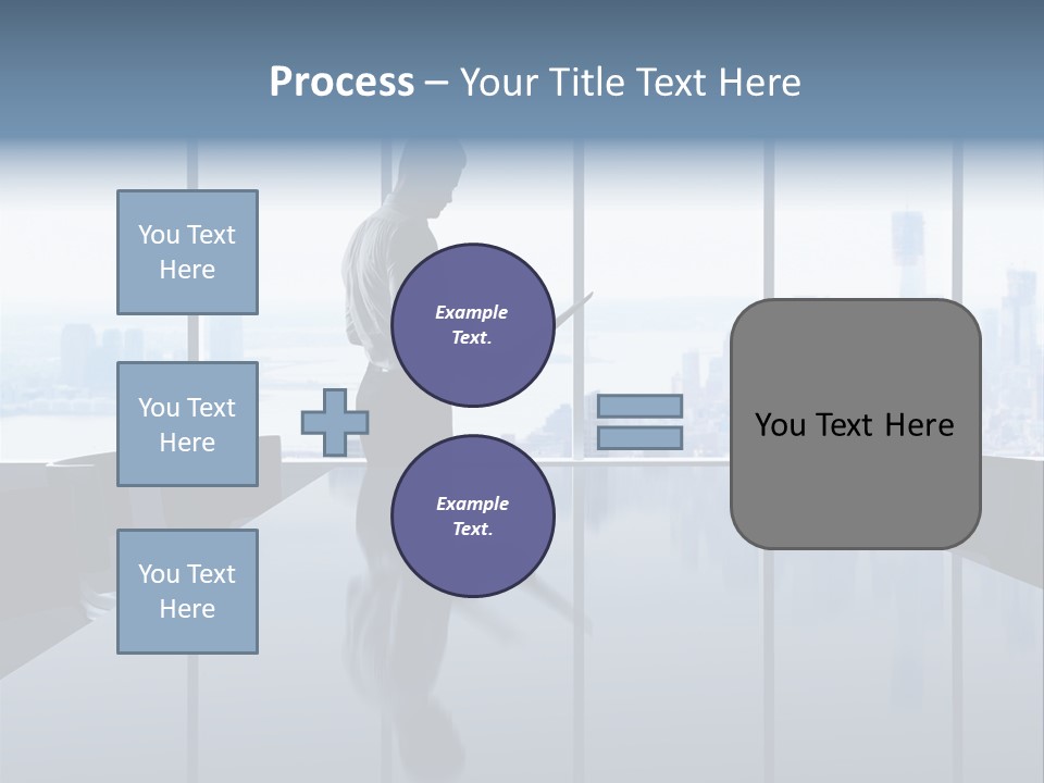 Closeup Parquet Computer PowerPoint Template
