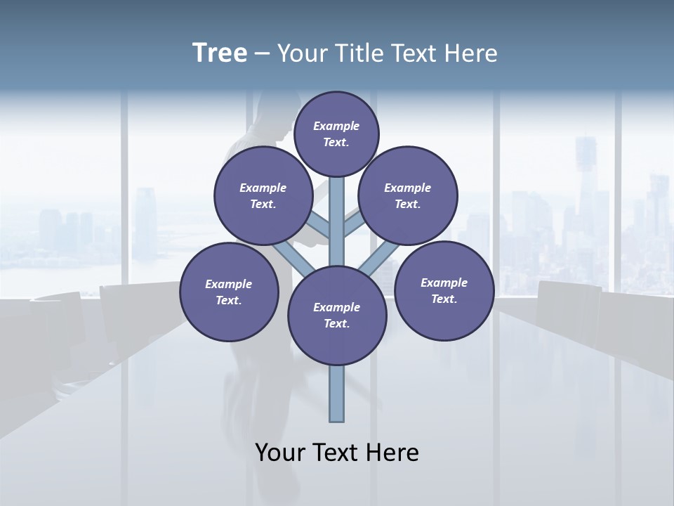 Closeup Parquet Computer PowerPoint Template