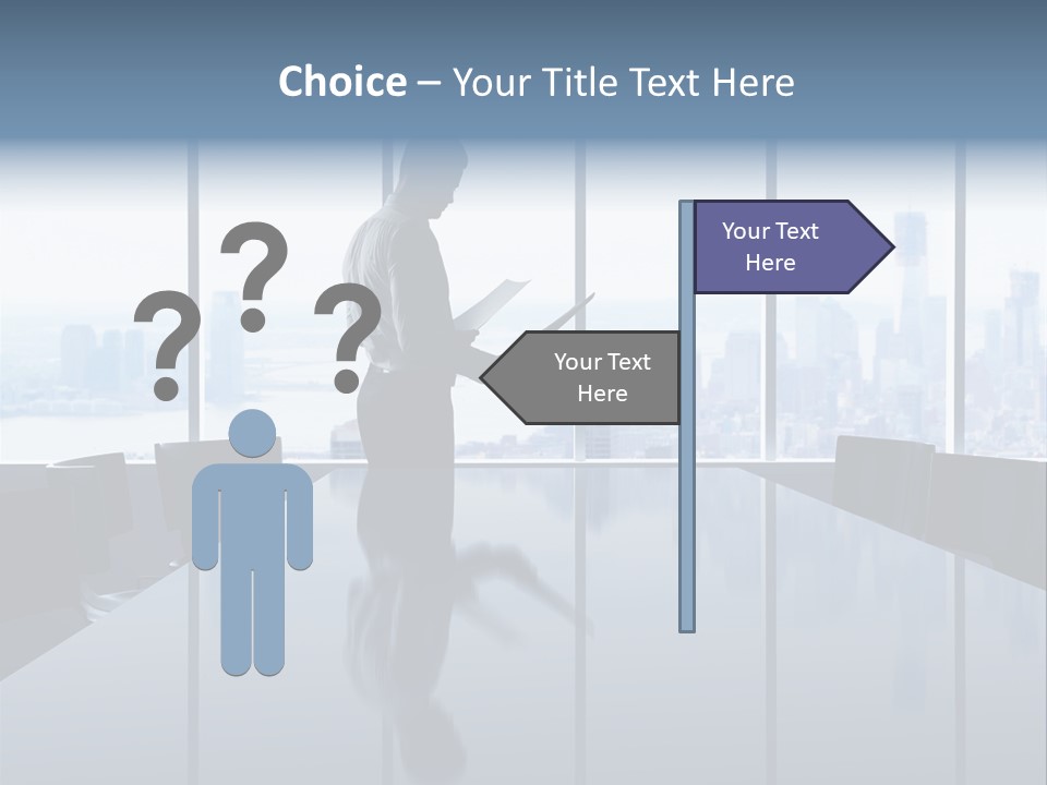 Closeup Parquet Computer PowerPoint Template