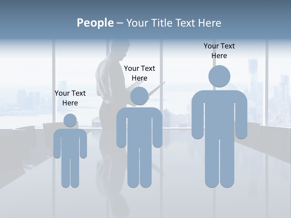 Closeup Parquet Computer PowerPoint Template