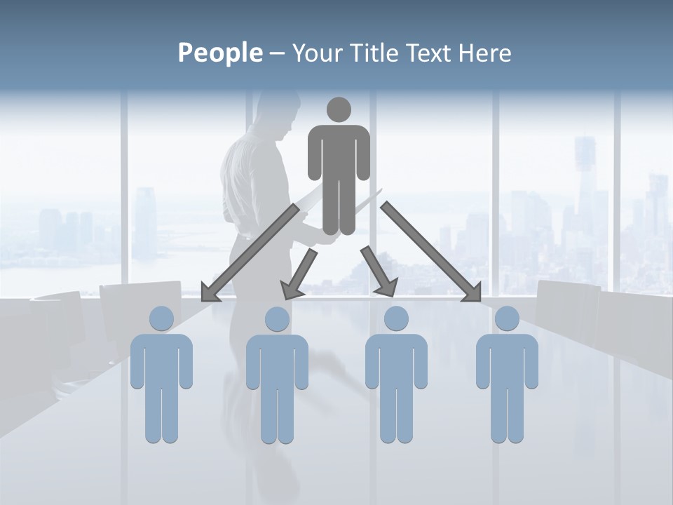 Closeup Parquet Computer PowerPoint Template