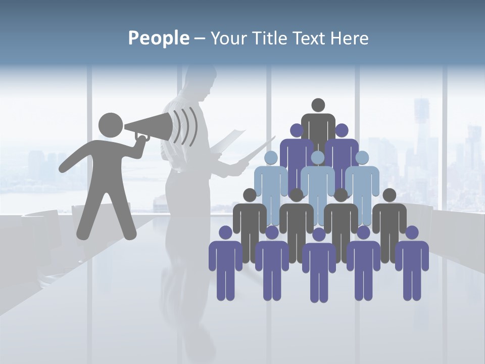 Closeup Parquet Computer PowerPoint Template