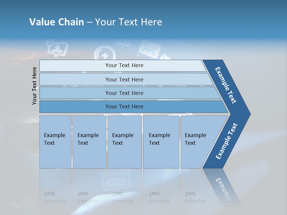 Holding White Monitor PowerPoint Template