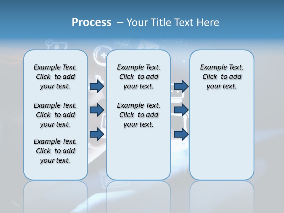 Holding White Monitor PowerPoint Template