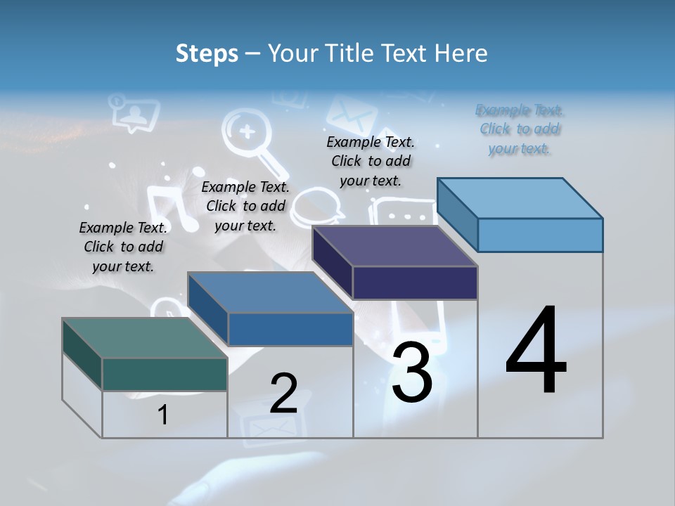 Holding White Monitor PowerPoint Template