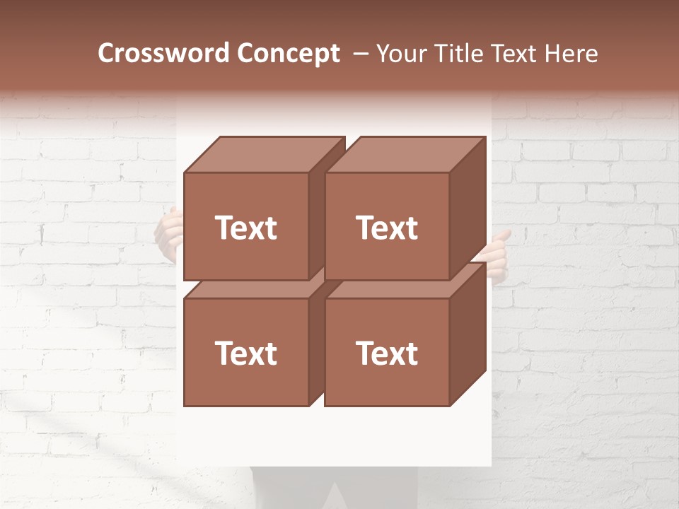 Banner Wall Suit PowerPoint Template