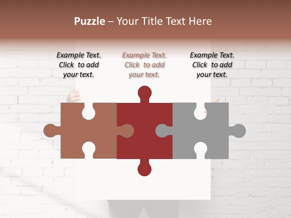 Banner Wall Suit PowerPoint Template