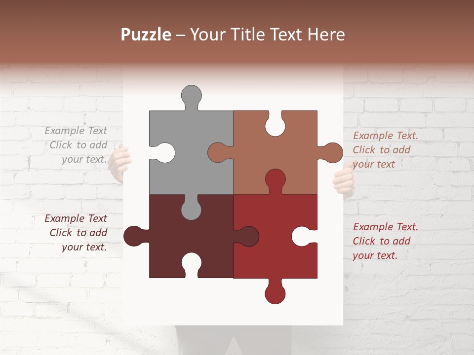 Banner Wall Suit PowerPoint Template