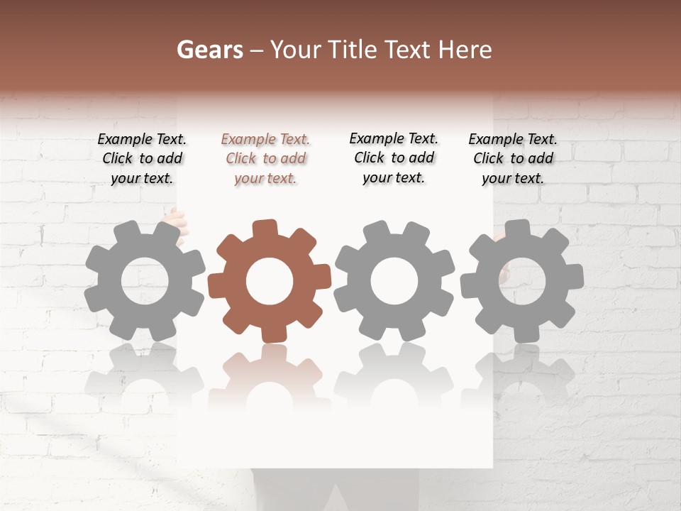 Banner Wall Suit PowerPoint Template